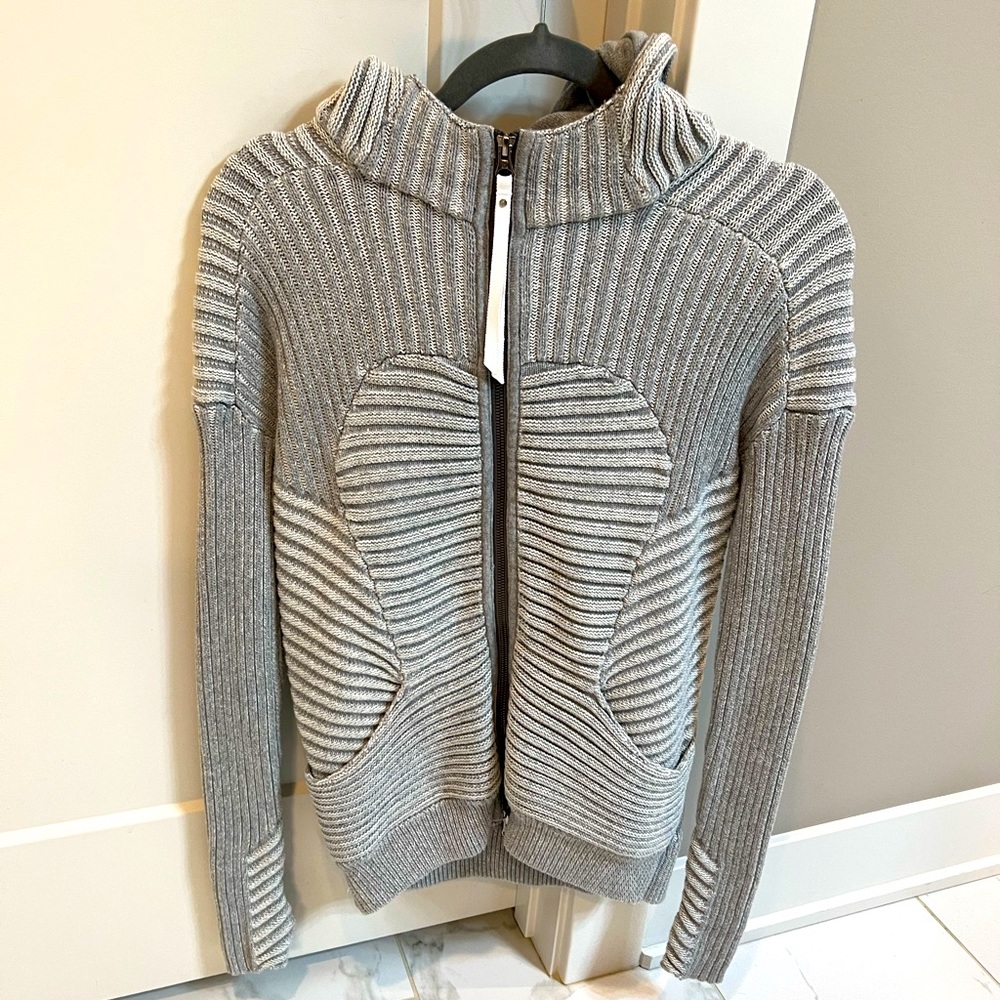 Lululemon Full Zip Hoodie Gray Size 8
